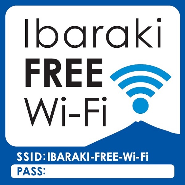 IBARAKI FREE Wi-Fiステッカー