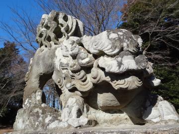 若栗八坂神社　狛犬