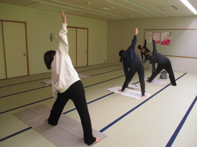 ヨガの様子