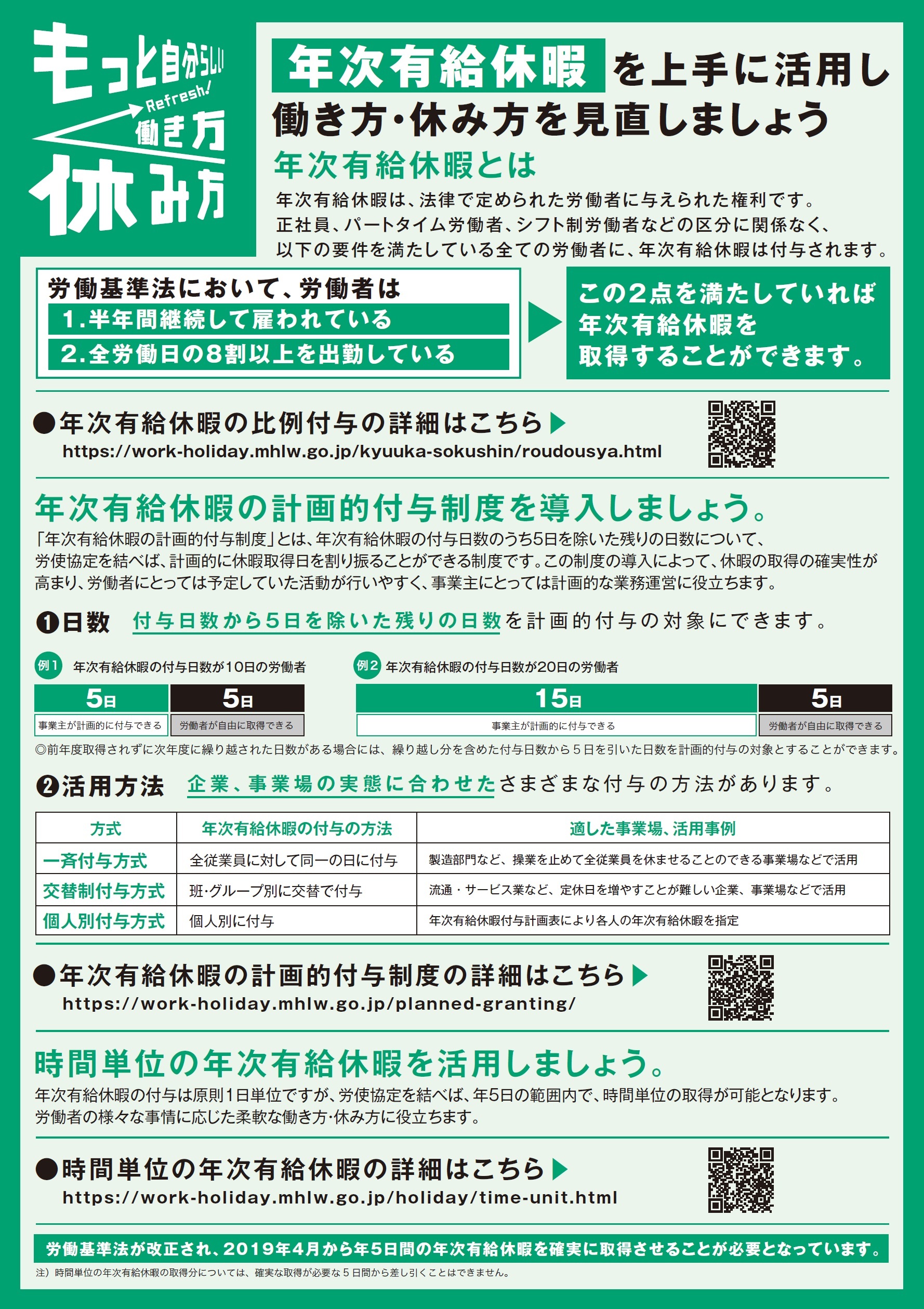 リーフレット（裏面）