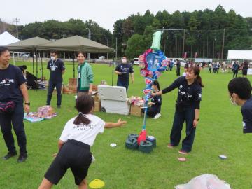 的あてにチャレンジする子ども