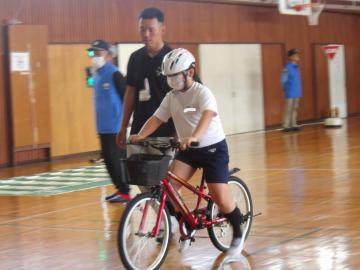 自転車の実技指導