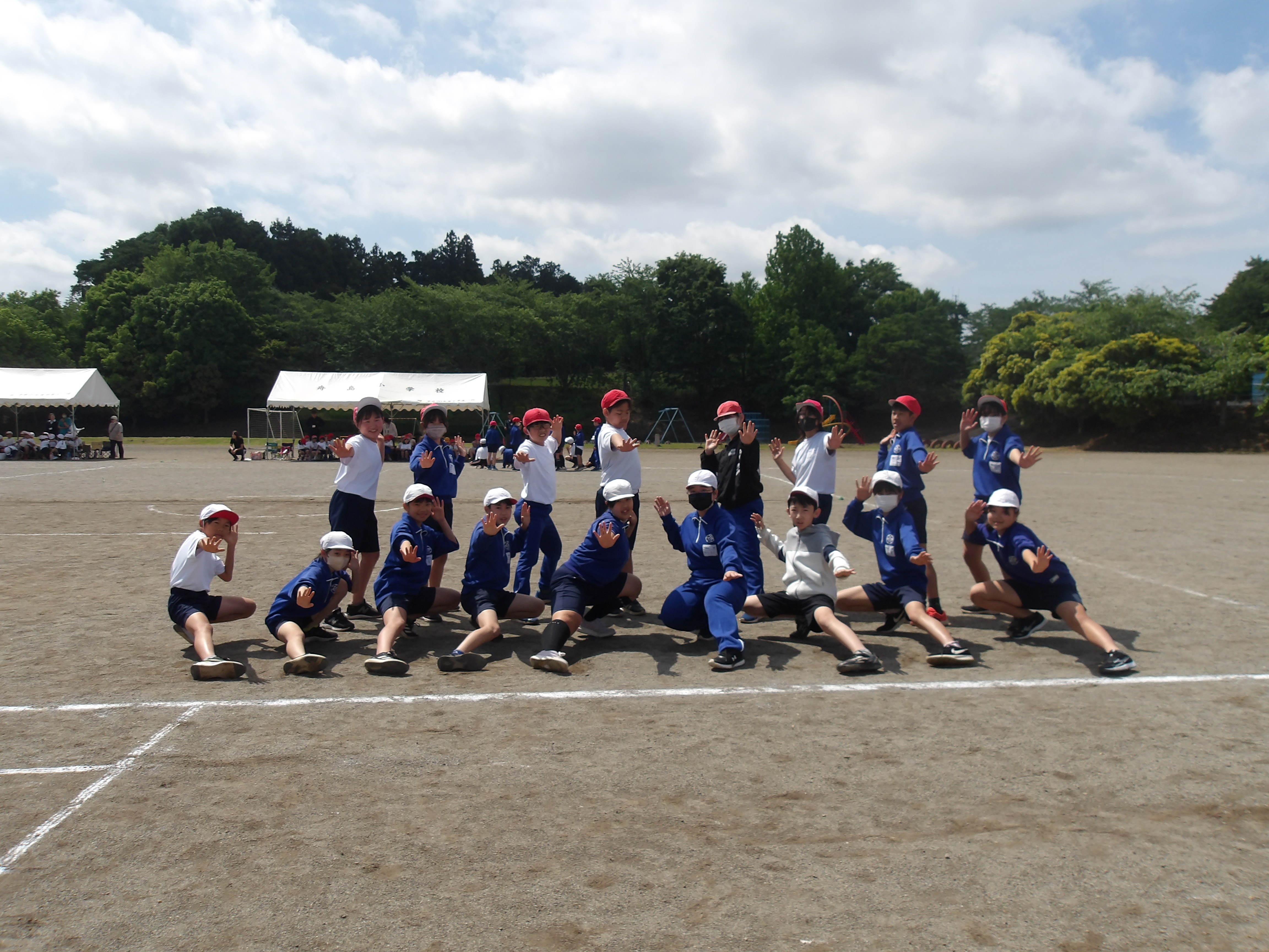 ダンスの最後　写真撮影ポーズ