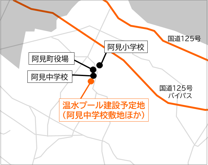 温水プール建設予定地