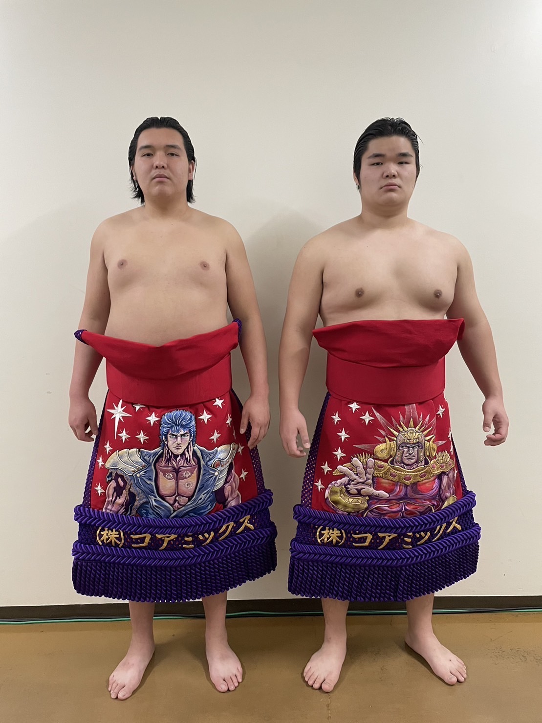 左から佐藤、林虎、林龍、渡邉